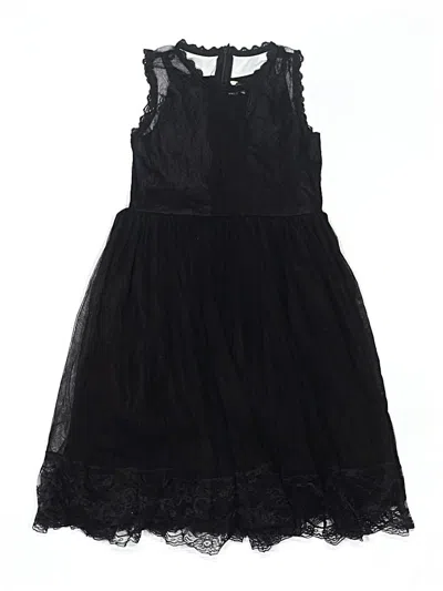 Pre-owned Assorted Brands Kids' Dress In Black