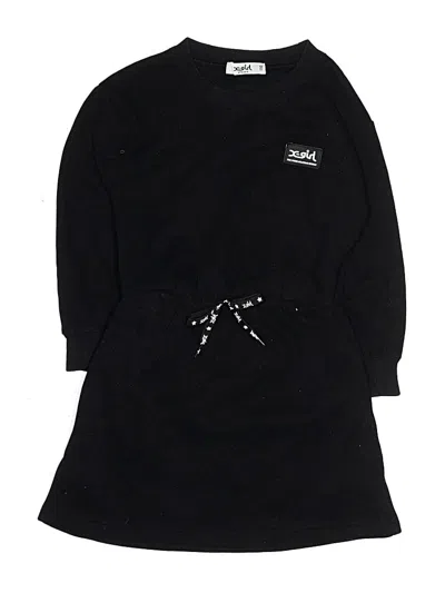 Pre-owned Assorted Brands Kids' Dress In Black