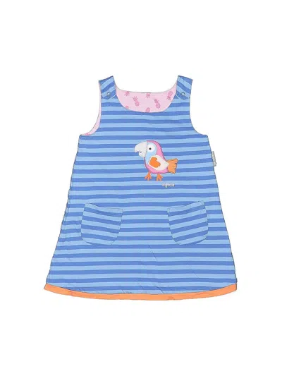 Pre-owned Assorted Brands Kids' Dress In Blue