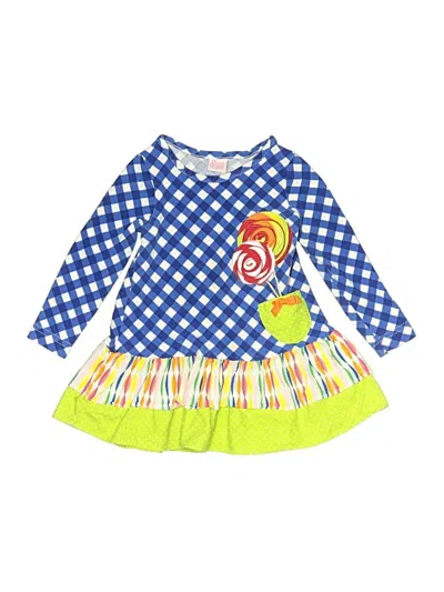 Pre-owned Assorted Brands Kids' Dress In Blue