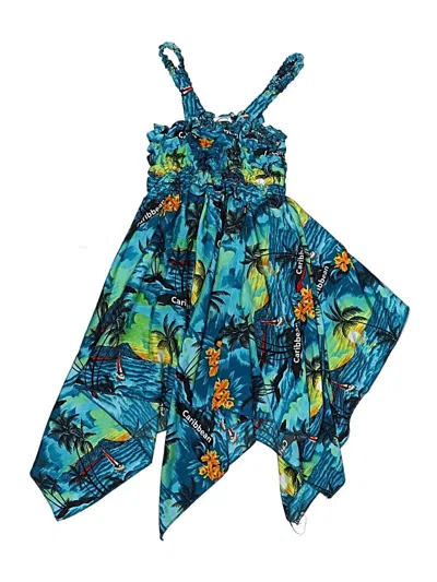 Pre-owned Assorted Brands Kids' Dress In Blue