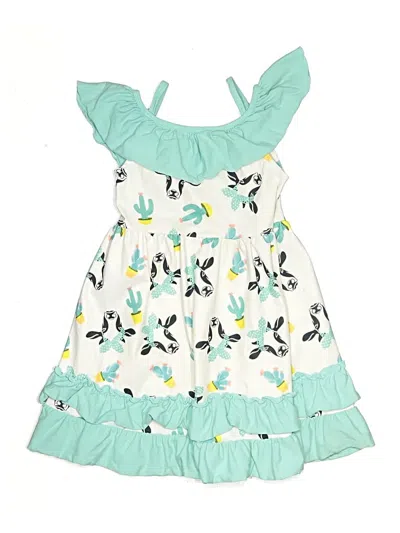 Pre-owned Assorted Brands Kids' Dress In Blue