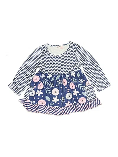 Pre-owned Assorted Brands Kids' Dress In Blue
