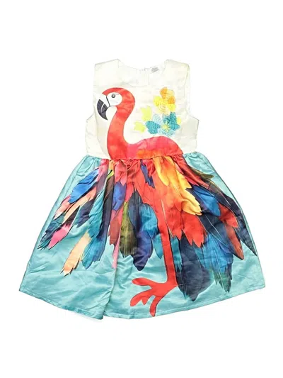 Pre-owned Assorted Brands Kids' Dress In Blue