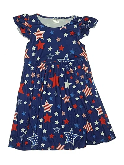 Pre-owned Assorted Brands Kids' Dress In Blue