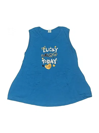Pre-owned Assorted Brands Kids' Dress In Blue