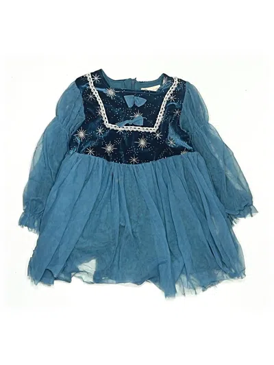 Pre-owned Assorted Brands Kids' Dress In Blue