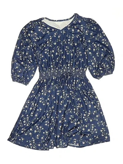 Pre-owned Assorted Brands Kids' Dress In Blue