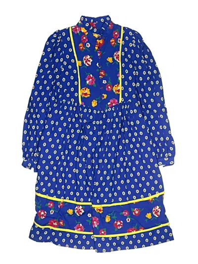 Pre-owned Assorted Brands Kids' Dress In Blue