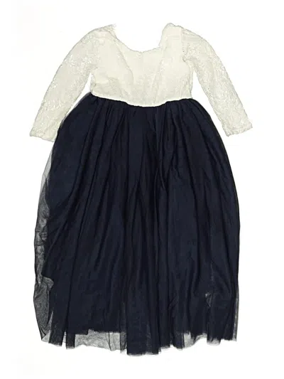 Pre-owned Assorted Brands Kids' Dress In Blue