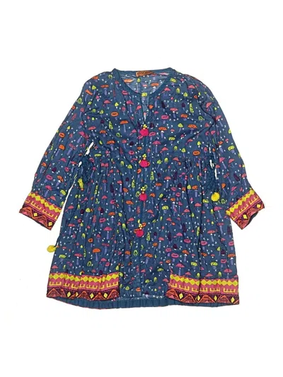 Pre-owned Assorted Brands Kids' Dress In Blue