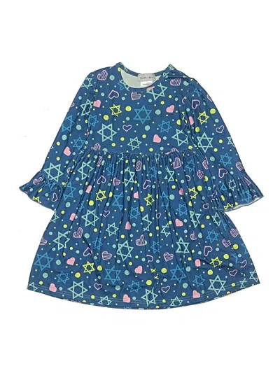 Pre-owned Assorted Brands Kids' Dress In Blue