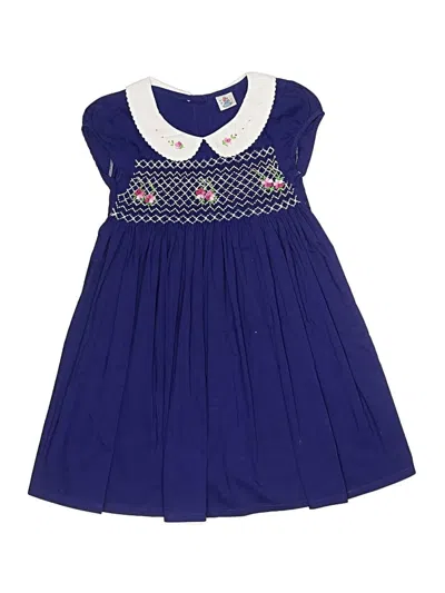 Pre-owned Assorted Brands Kids' Dress In Blue