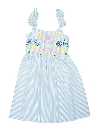 Pre-owned Assorted Brands Kids' Dress In Blue