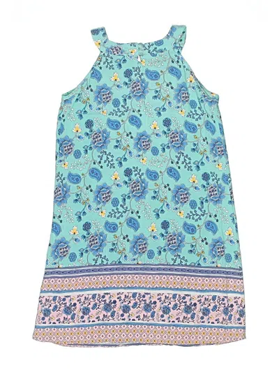 Pre-owned Assorted Brands Kids' Dress In Blue