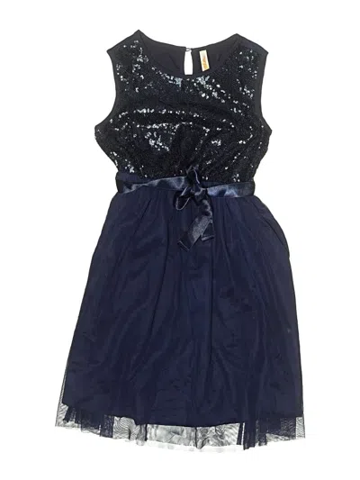 Pre-owned Assorted Brands Kids' Dress In Blue