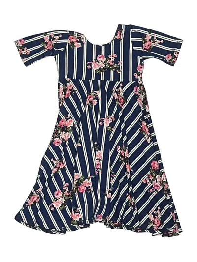 Pre-owned Assorted Brands Kids' Dress In Blue