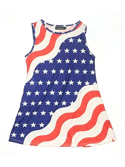 Pre-owned Assorted Brands Kids' Dress In Blue