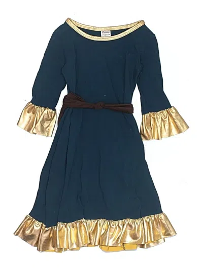 Pre-owned Assorted Brands Kids' Dress In Blue