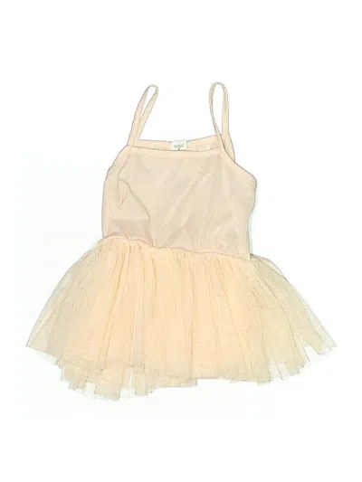 Pre-owned Assorted Brands Kids' Dress In Brown