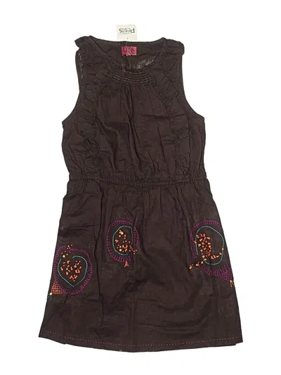 Pre-owned Assorted Brands Kids' Dress In Brown