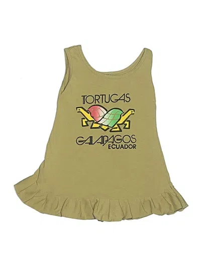 Pre-owned Assorted Brands Kids' Dress In Brown