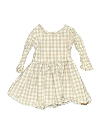 Pre-owned Assorted Brands Kids' Dress In Brown