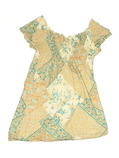 Pre-owned Assorted Brands Kids' Dress In Brown