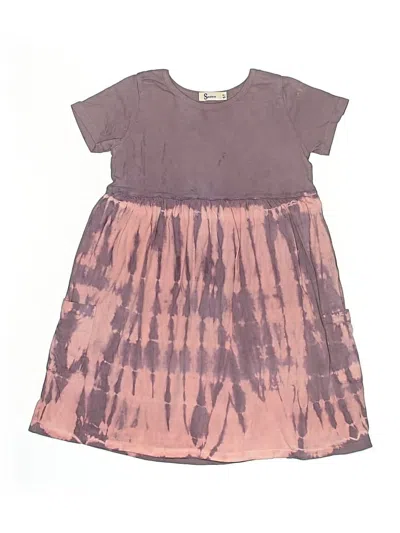 Pre-owned Assorted Brands Kids' Dress In Brown