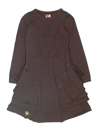 Pre-owned Assorted Brands Kids' Dress In Brown