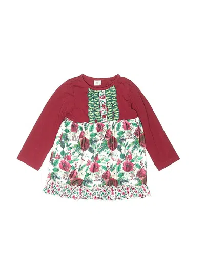 Pre-owned Assorted Brands Kids' Dress In Burgundy