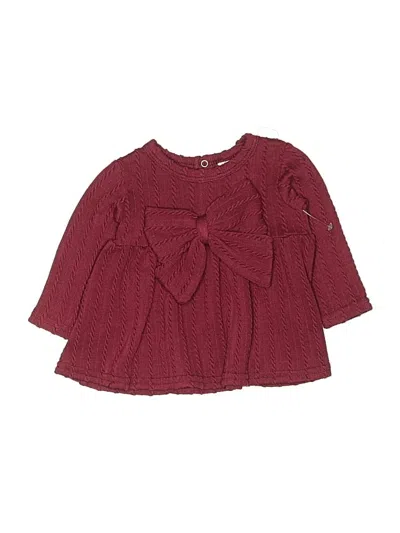 Pre-owned Assorted Brands Babies' Dress In Burgundy