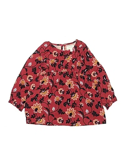Pre-owned Assorted Brands Kids' Dress In Burgundy
