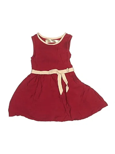 Pre-owned Assorted Brands Kids' Dress In Burgundy