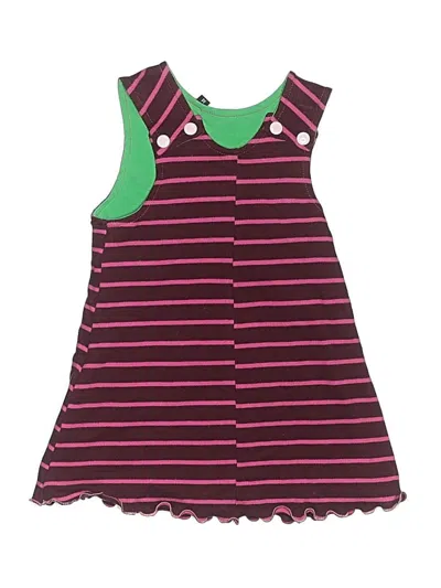 Pre-owned Assorted Brands Kids' Dress In Burgundy