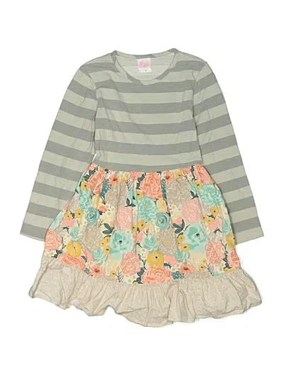 Pre-owned Assorted Brands Kids' Dress In Gray