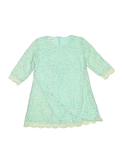 Pre-owned Assorted Brands Kids' Dress In Green