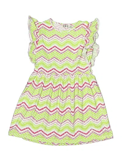 Pre-owned Assorted Brands Kids' Dress In Green