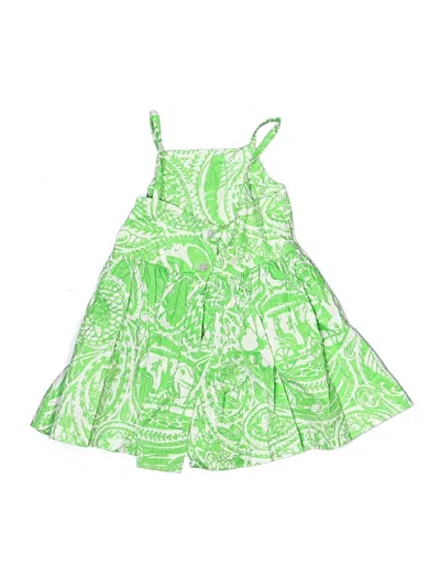 Pre-owned Assorted Brands Kids' Dress In Green