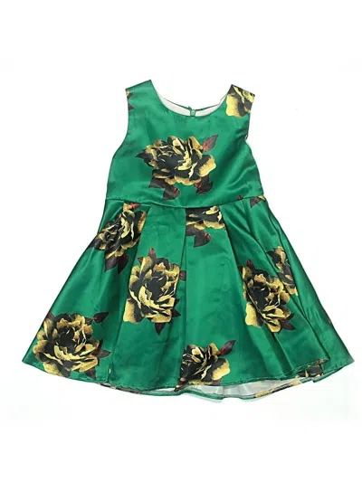 Pre-owned Assorted Brands Kids' Dress In Green