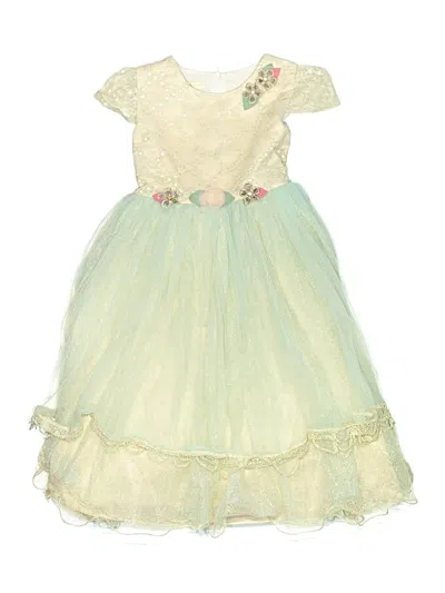 Pre-owned Assorted Brands Kids' Dress In Green