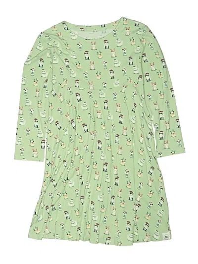 Pre-owned Assorted Brands Kids' Dress In Green