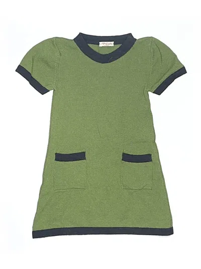 Pre-owned Assorted Brands Kids' Dress In Green
