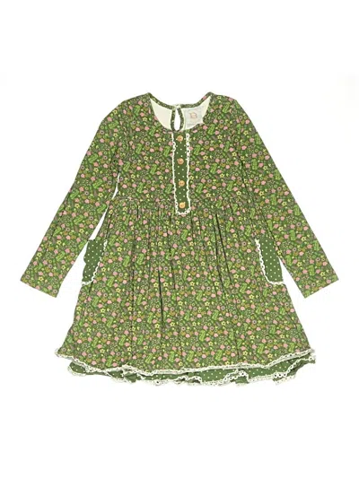 Pre-owned Assorted Brands Kids' Dress In Green