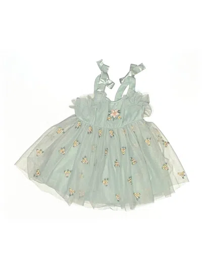 Pre-owned Assorted Brands Kids' Dress In Green