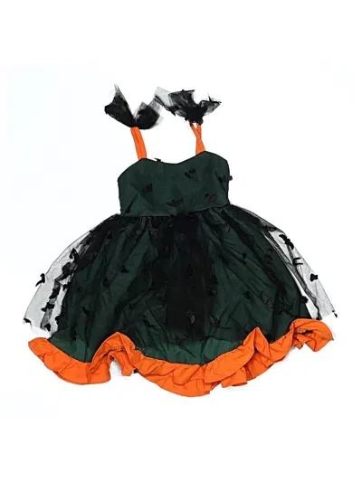 Pre-owned Assorted Brands Kids' Dress In Green