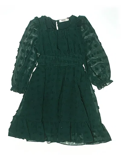 Pre-owned Assorted Brands Kids' Dress In Green