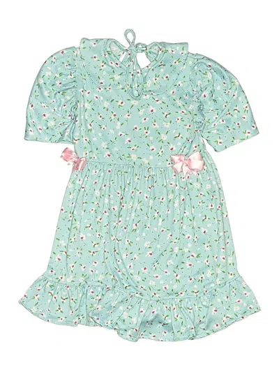 Pre-owned Assorted Brands Kids' Dress In Green