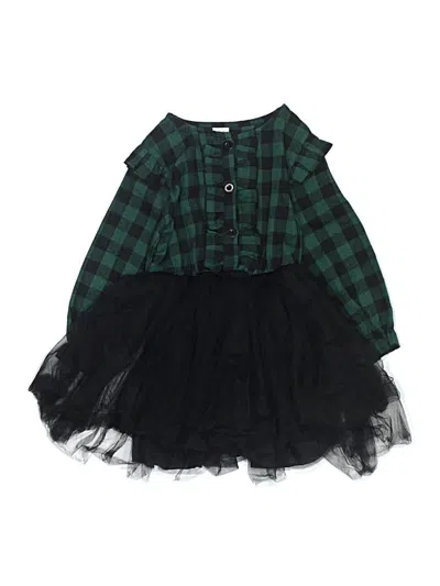 Pre-owned Assorted Brands Kids' Dress In Green
