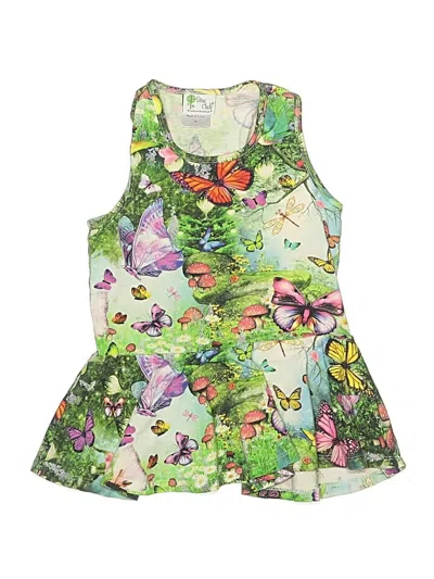 Pre-owned Assorted Brands Kids' Dress In Green